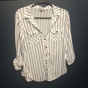 Large “Passport” Striped blouse/Shirt